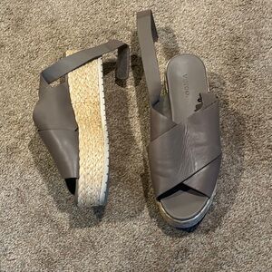 Platform espadrille sandals